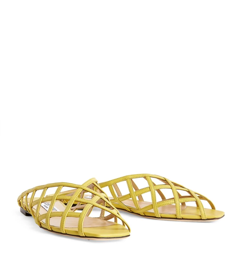 Discount π Jimmy Choo Sai Leather Flats SUNBLEACHED Ballet Flats π 2 Discount π Jimmy Choo Sai Leather Flats SUNBLEACHED Ballet Flats π - Image 2