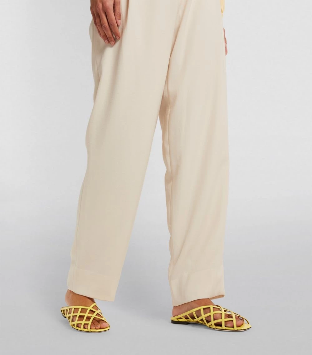 Discount π Jimmy Choo Sai Leather Flats SUNBLEACHED Ballet Flats π 4 Discount π Jimmy Choo Sai Leather Flats SUNBLEACHED Ballet Flats π - Image 4