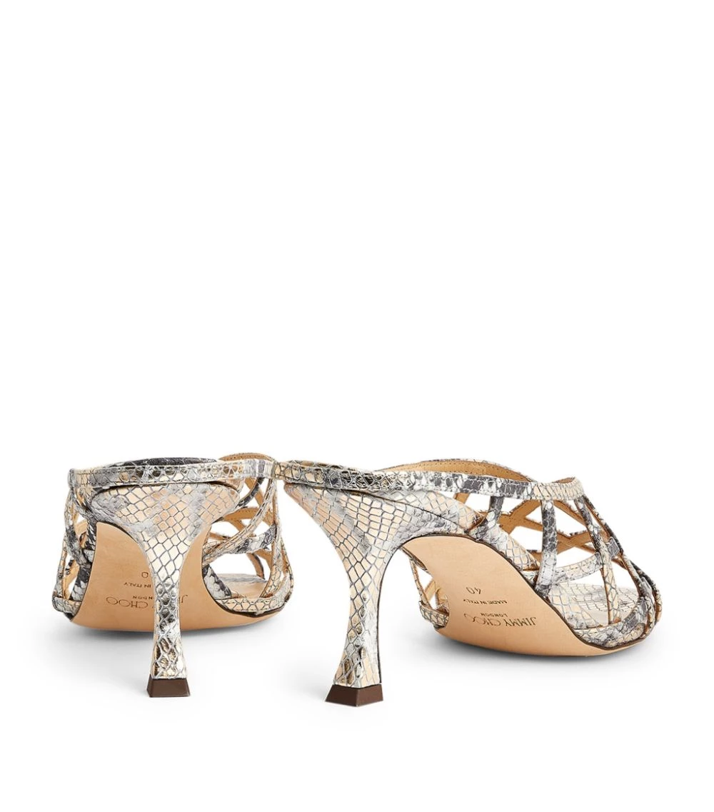 Wholesale β€οΈ Jimmy Choo Saila 70 Leather Mules NATURAL/CHAMPAGNE π 2 Wholesale β€οΈ Jimmy Choo Saila 70 Leather Mules NATURAL/CHAMPAGNE π - Image 2