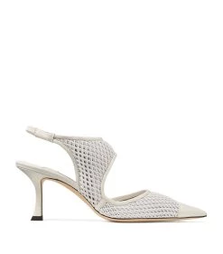 Flash Sale βοΈ Jimmy Choo Sally 70 Leather Mules LATTE Heeled Mules π