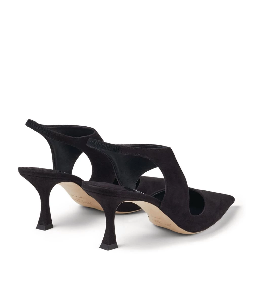 Brand new π Jimmy Choo Sally 70 Suede Mules BLACK Heeled Mules π₯ 3 Brand new π Jimmy Choo Sally 70 Suede Mules BLACK Heeled Mules π₯ - Image 3