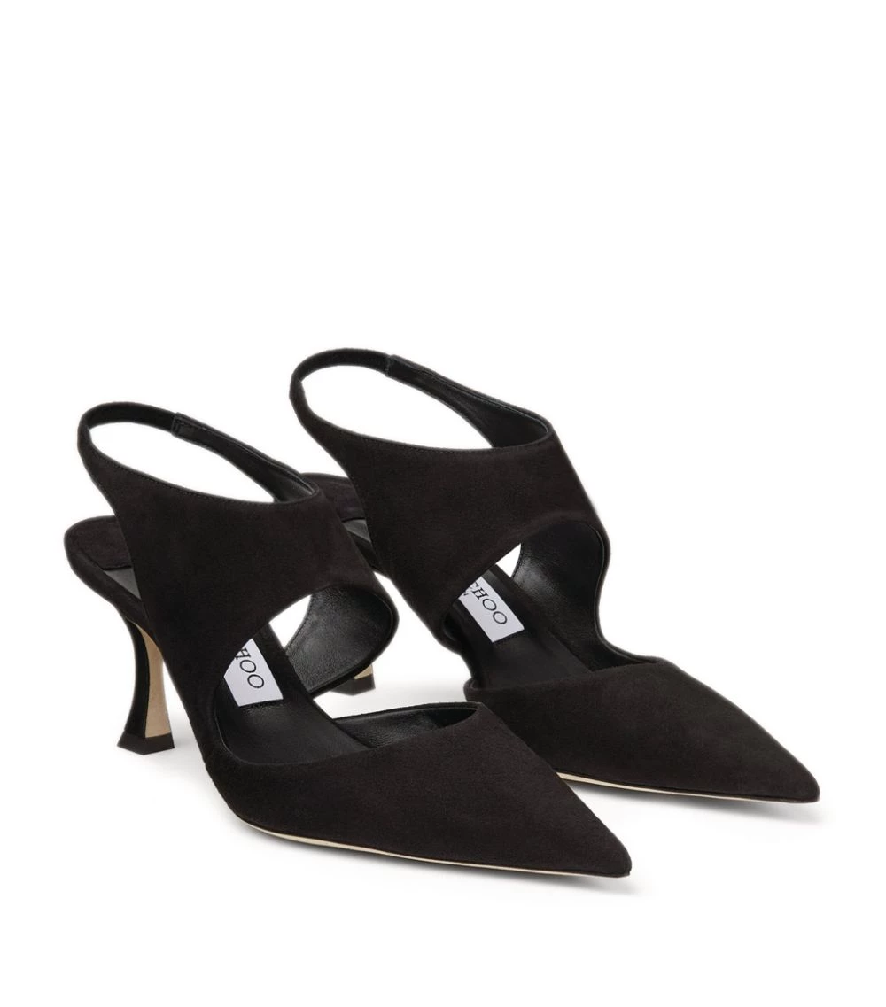 Brand new π Jimmy Choo Sally 70 Suede Mules BLACK Heeled Mules π₯ 4 Brand new π Jimmy Choo Sally 70 Suede Mules BLACK Heeled Mules π₯ - Image 4