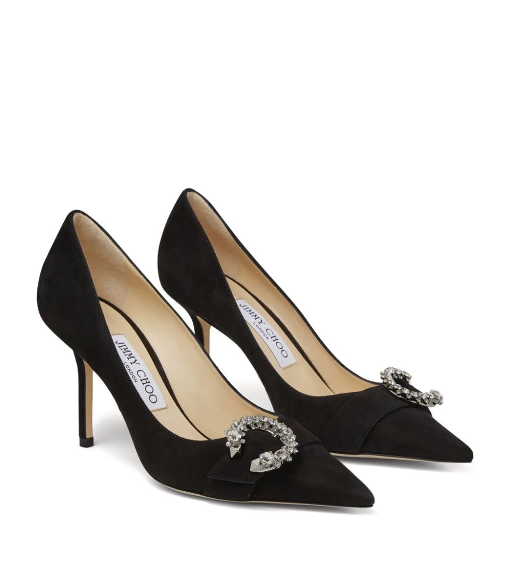 Deals π Jimmy Choo Saresa 85 Suede Pumps BLACK Courts π 2 Deals π Jimmy Choo Saresa 85 Suede Pumps BLACK Courts π - Image 2