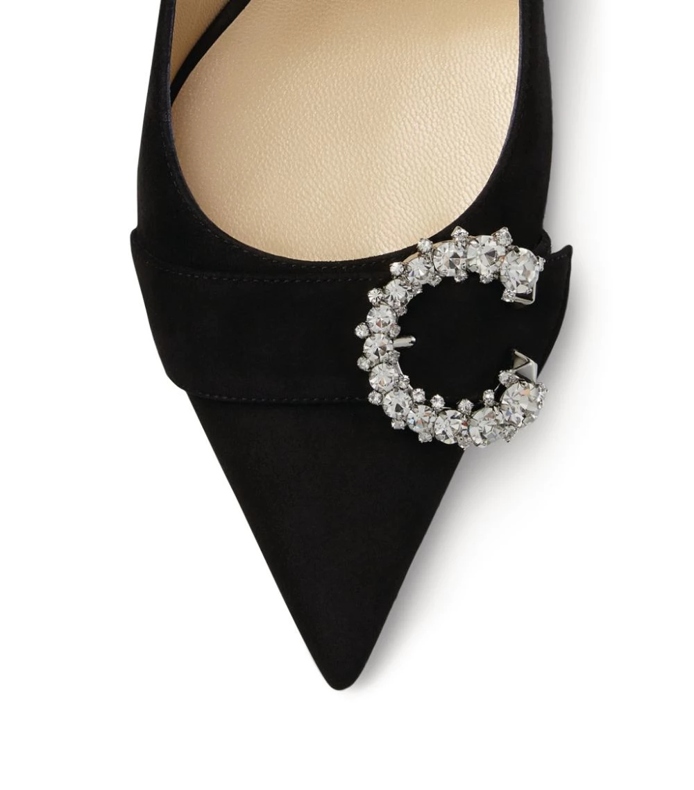 Deals π Jimmy Choo Saresa 85 Suede Pumps BLACK Courts π 6 Deals π Jimmy Choo Saresa 85 Suede Pumps BLACK Courts π - Image 6