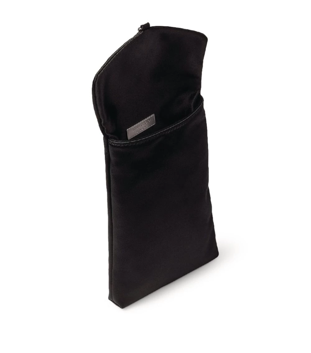 Brand new βοΈ Jimmy Choo Satin Phone Holder BLACK/SILVER Mobile Phone Accessories π 5 Brand new βοΈ Jimmy Choo Satin Phone Holder BLACK/SILVER Mobile Phone Accessories π - Image 5