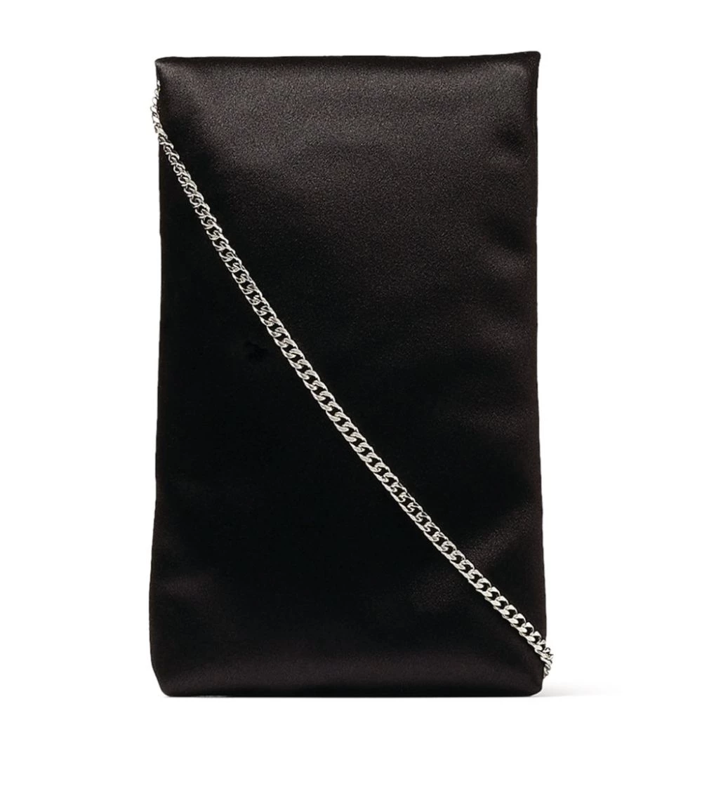 Brand new βοΈ Jimmy Choo Satin Phone Holder BLACK/SILVER Mobile Phone Accessories π 4 Brand new βοΈ Jimmy Choo Satin Phone Holder BLACK/SILVER Mobile Phone Accessories π - Image 4