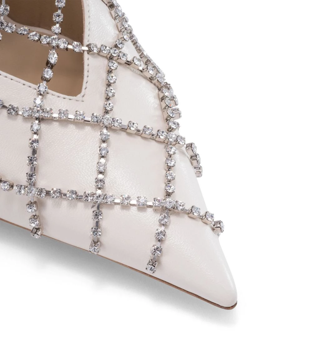 Deals ✔️ Jimmy Choo Scotty 110 Leather Mules LATTE/CRYSTAL Heeled Mules ✨ 3 Deals ✔️ Jimmy Choo Scotty 110 Leather Mules LATTE/CRYSTAL Heeled Mules ✨ - Image 3