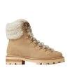 Coupon ✔️ Jimmy Choo Shearling-Trim Eshe Boots STUCCO/NATURAL Ankle Boots ⭐