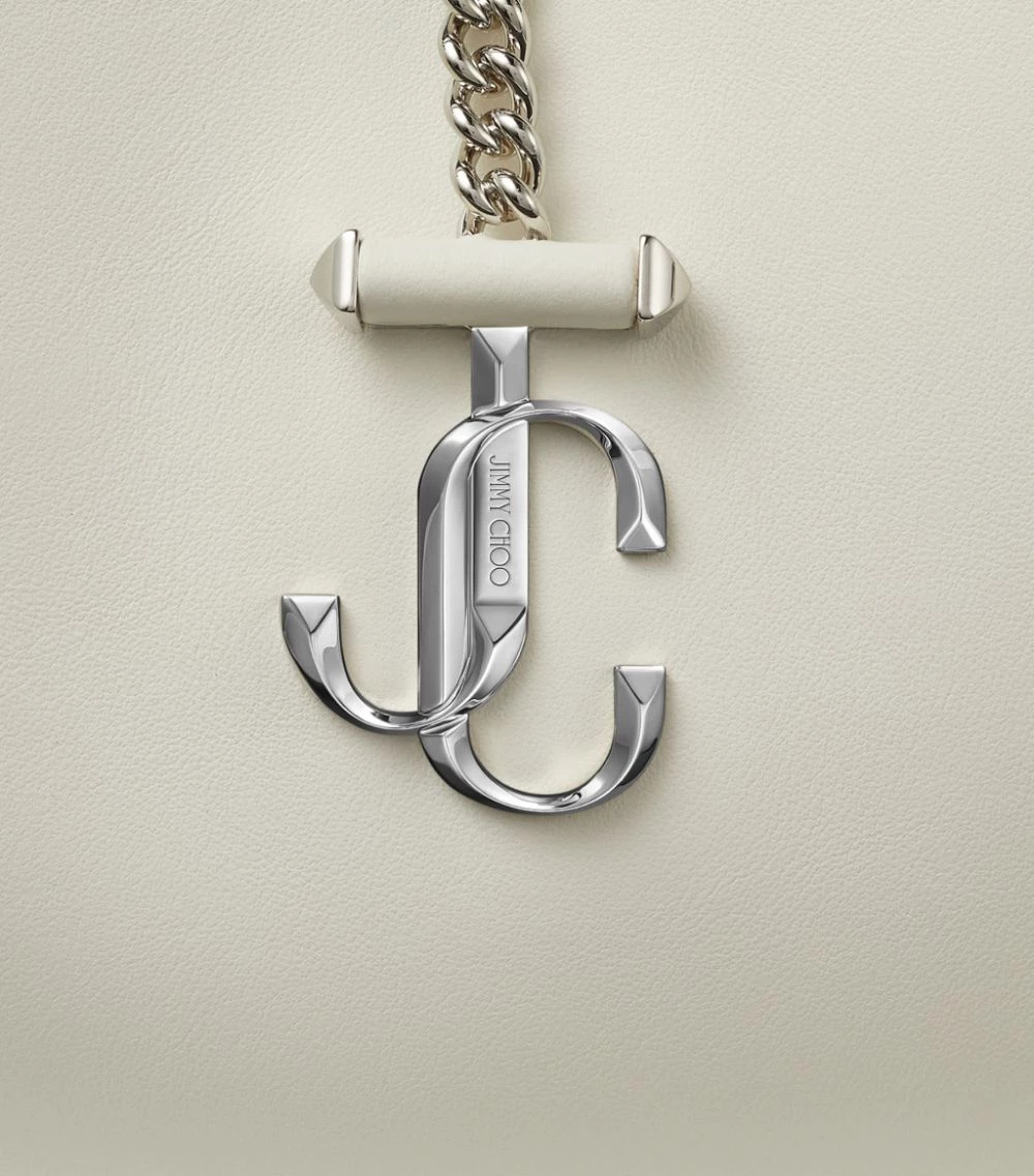 Deals ❤️ Jimmy Choo Small Leather Varenne Hobo Shoulder Bag LATTE/LATTE Shoulder Bags ⭐ 4 Deals ❤️ Jimmy Choo Small Leather Varenne Hobo Shoulder Bag LATTE/LATTE Shoulder Bags ⭐ - Image 4