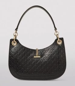 New 🎁 Jimmy Choo Small Leather Varenne Shoulder Bag BLACK/BLACK/LIGHT GO Shoulder Bags 🌟 -Jimmy Choo Sales jimmy choo small leather varenne shoulder bag 16932301 33635758 1000