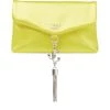 Best Pirce 🧨 Jimmy Choo Soft Chain Card Holder YELLOW/SILVER Crossbody Bags 😍