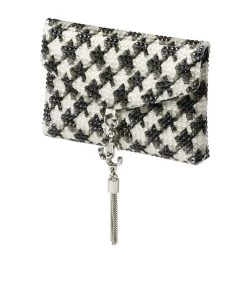 New ❤️ Jimmy Choo Soft Chain Card Holder Latte/black Card Holders ✨ -Jimmy Choo Sales jimmy choo soft chain card holder 17371399 37334552 1000