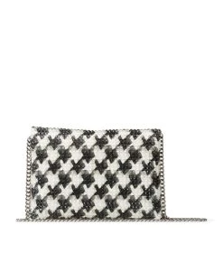 New ❤️ Jimmy Choo Soft Chain Card Holder Latte/black Card Holders ✨ -Jimmy Choo Sales jimmy choo soft chain card holder 17371399 37335051 1000