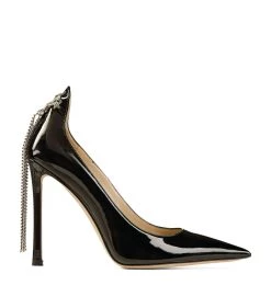 Best deal ✨ Jimmy Choo Spruce 110 Patent Leather Pumps BLACK Courts 🌟