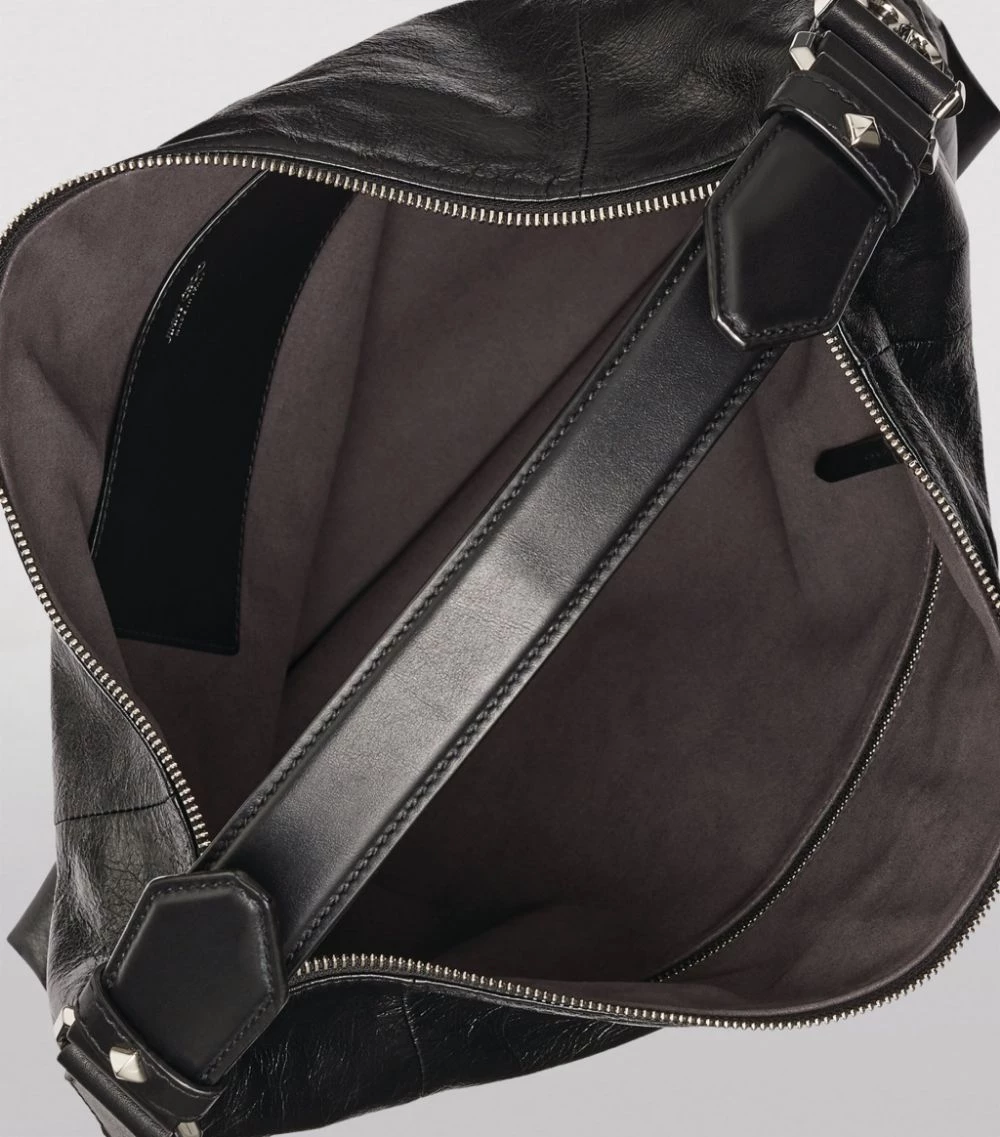 Discount π Jimmy Choo Suede Ana Hobo Shoulder Bag BLACK/SILVER Shoulder Bags β 2 Discount π Jimmy Choo Suede Ana Hobo Shoulder Bag BLACK/SILVER Shoulder Bags β - Image 2