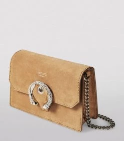 Budget 🛒 Jimmy Choo Suede Madeline Cross-Body Bag CARAMEL/SILVER Crossbody Bags ✔️ -Jimmy Choo Sales jimmy choo suede madeline cross body bag 16930627 33637188 1000