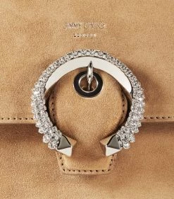 Budget 🛒 Jimmy Choo Suede Madeline Cross-Body Bag CARAMEL/SILVER Crossbody Bags ✔️ -Jimmy Choo Sales jimmy choo suede madeline cross body bag 16930627 33637189 1000