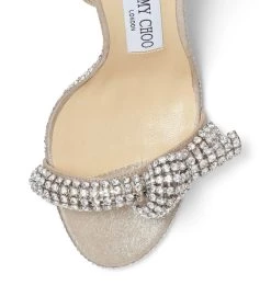 Flash Sale 🔥 Jimmy Choo Thyra 100 Suede Crystal-Embellished Sandals NUDE/CRYSTAL Heel Sandals 🤩 -Jimmy Choo Sales jimmy choo thyra 100 suede crystal embellished sandals 15014811 32828248 1000