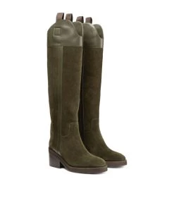 Discount 💯 Jimmy Choo Tonya 70 Suede Knee-High Boots SEAWEED/SEAWEED Knee High Boots ✔️ -Jimmy Choo Sales jimmy choo tonya 70 suede knee high boots 17652043 36789275 1000