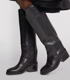 Buy 😍 Jimmy Choo Tonya Vachetta Leather Knee-High Boots 70 BLACK Knee High Boots 🔥 -Jimmy Choo Sales jimmy choo tonya vachetta leather knee high boots 70 17293274 36107563 1000