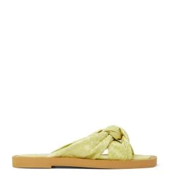 Promo 🔔 Jimmy Choo Tropica Leather Sandals SUNBLEACHED/SUNBLEAC Flat Sandals 👏