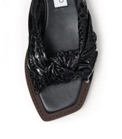 Best deal 🤩 Jimmy Choo Tropica Leather Sandals BLACK/BLACK Flat Sandals 🌟 -Jimmy Choo Sales jimmy choo tropica leather sandals 16881014 34387046 1000