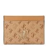 Outlet ⭐ Jimmy Choo Umika Card Holder CARAMEL MIX/LIGHT GO Card Holders 💯