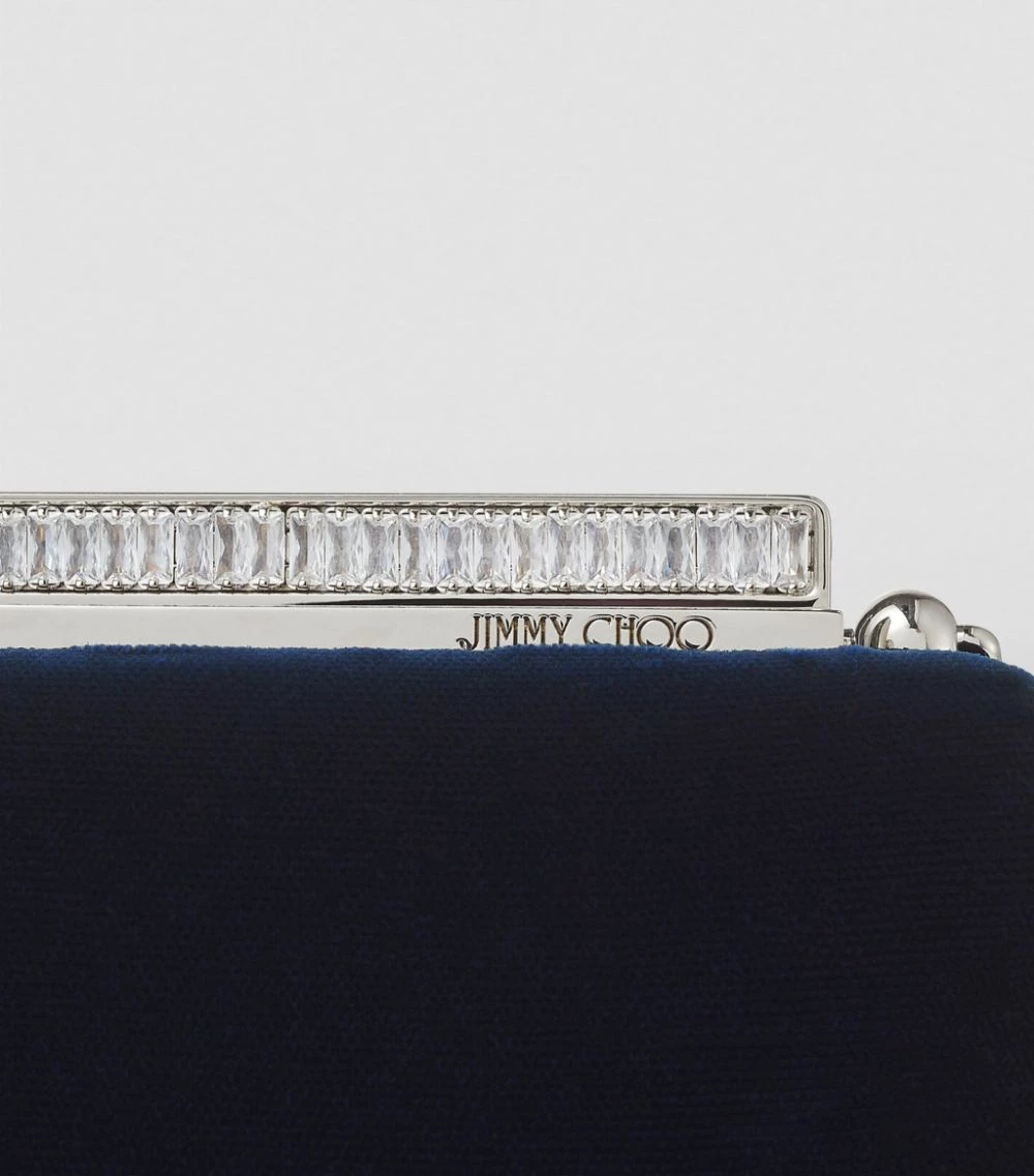 Best Pirce π₯ Jimmy Choo Velvet Ellipse Clutch Bag NAVY Clutch Bags π€© 4 Best Pirce π₯ Jimmy Choo Velvet Ellipse Clutch Bag NAVY Clutch Bags π€© - Image 4