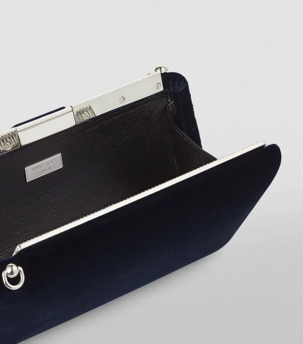 Best Pirce π₯ Jimmy Choo Velvet Ellipse Clutch Bag NAVY Clutch Bags π€© 2 Best Pirce π₯ Jimmy Choo Velvet Ellipse Clutch Bag NAVY Clutch Bags π€© - Image 2