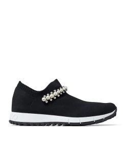 Budget β¨ Jimmy Choo Verona Embellished Sneakers BLACK/WHITE Low-Top Sneakers π