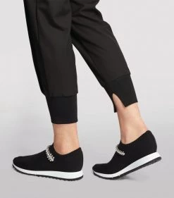 Best Sale 🔔 Jimmy Choo Verona Sneakers BLACK/CRYSTAL Slip-On Sneakers 🧨 -Jimmy Choo Sales jimmy choo verona sneakers 14857661 33359254 1000