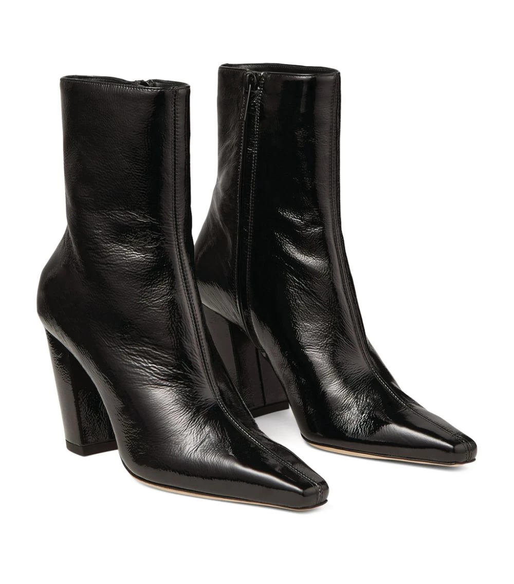 New π― Jimmy Choo Zadie Naplack Ankle Boots 85 BLACK β 4 New π― Jimmy Choo Zadie Naplack Ankle Boots 85 BLACK β - Image 4