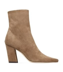 Promo π₯ Jimmy Choo Zadie Suede Ankle Boots 85 CLAY π€©